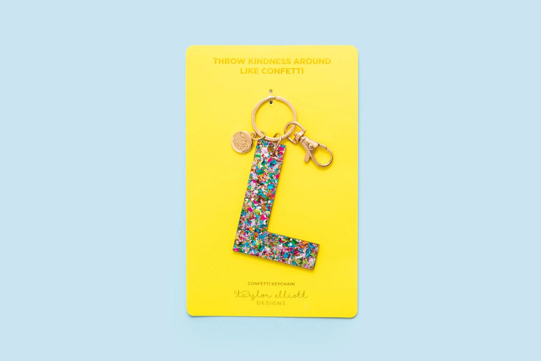 Taylor Elliott Gift L Letter Keychains (A-Z)