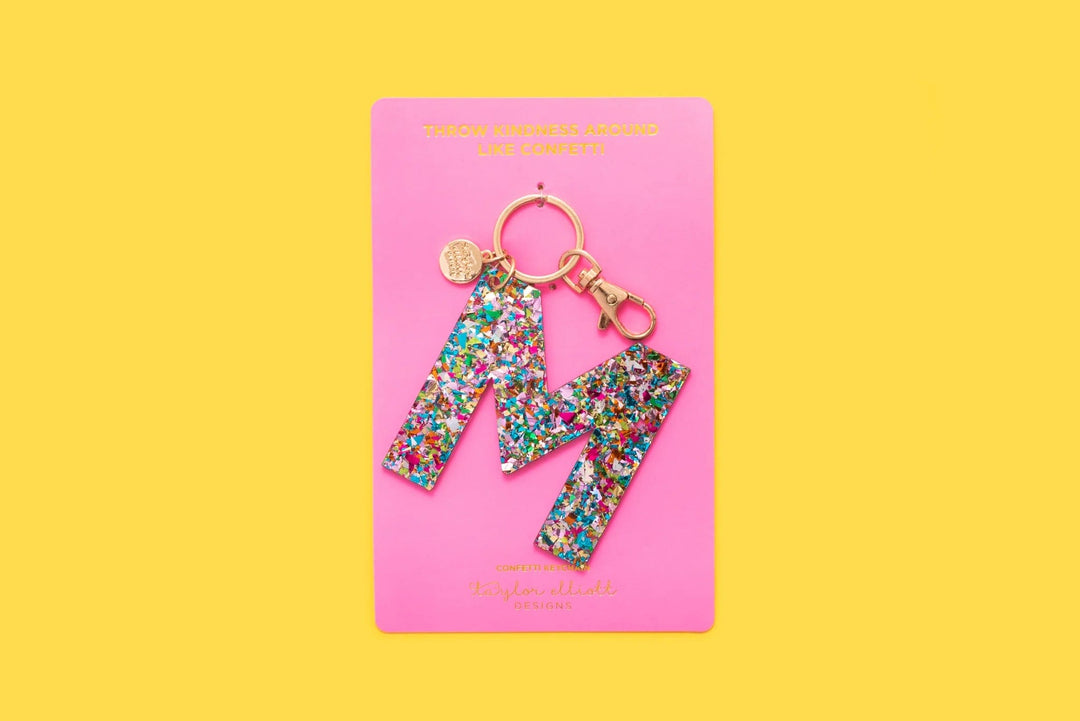 Taylor Elliott Gift M Letter Keychains (A-Z)