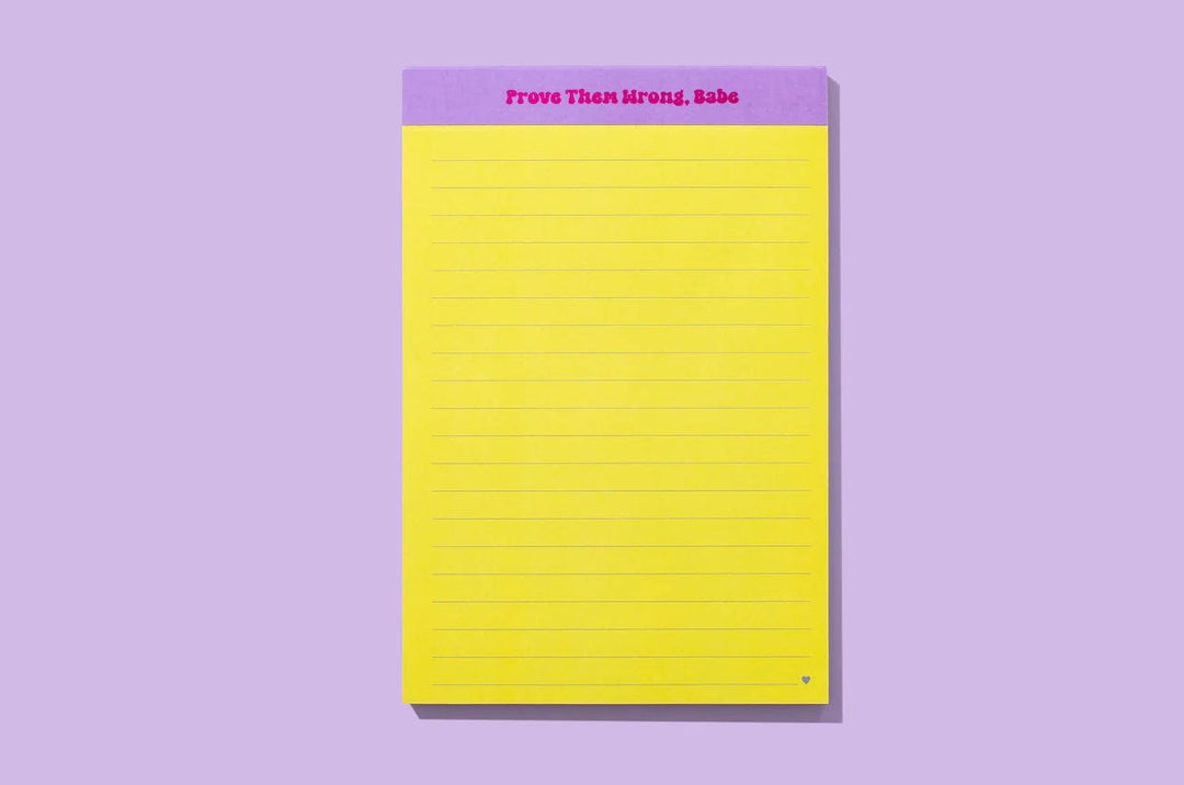 Taylor Elliott Gift Prove Them Wrong Taylor Elliott List Pad