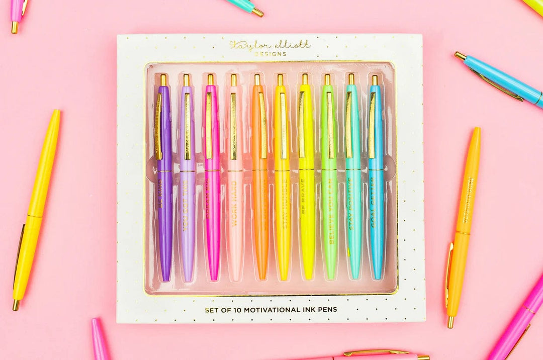 Taylor Elliott Gift Set Motivational Taylor Elliott Pen Set