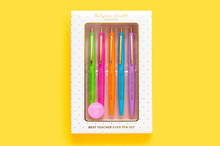 Taylor Elliott Gift Set Teacher Taylor Elliott Pen Set