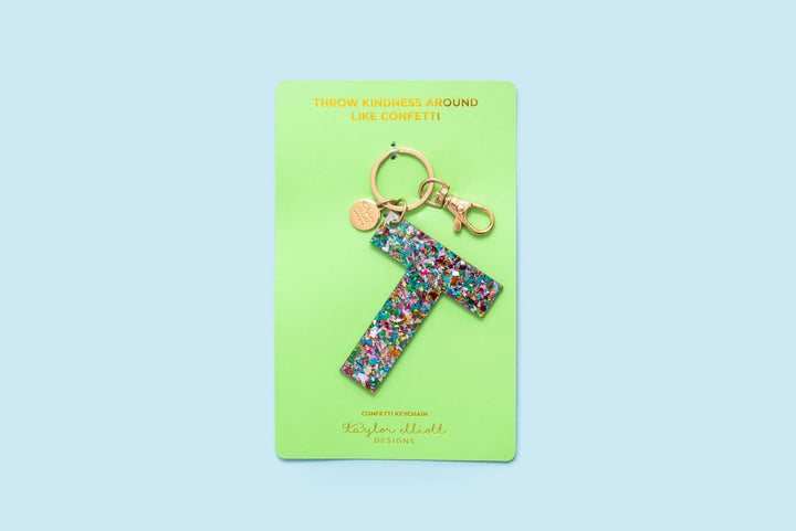 Taylor Elliott Gift T Letter Keychains (A-Z)