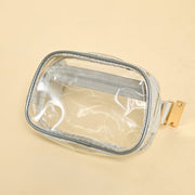 TCEC Bag Silver Clear Fanny w/ Strap