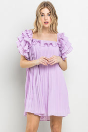 TCEC Dress Lavender / S Rayne Pleated Dress