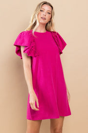 TCEC Fuchsia / S Sadie Sweater Knit Dress