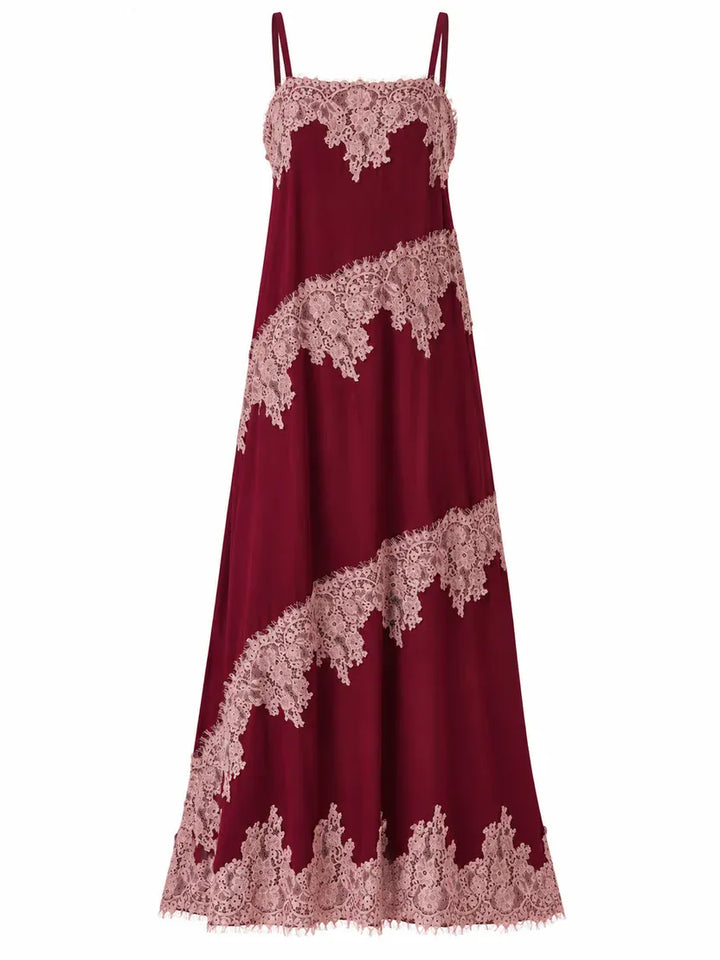 TCEC Maxi Dress Willa Contrast Lace Maxi Dress
