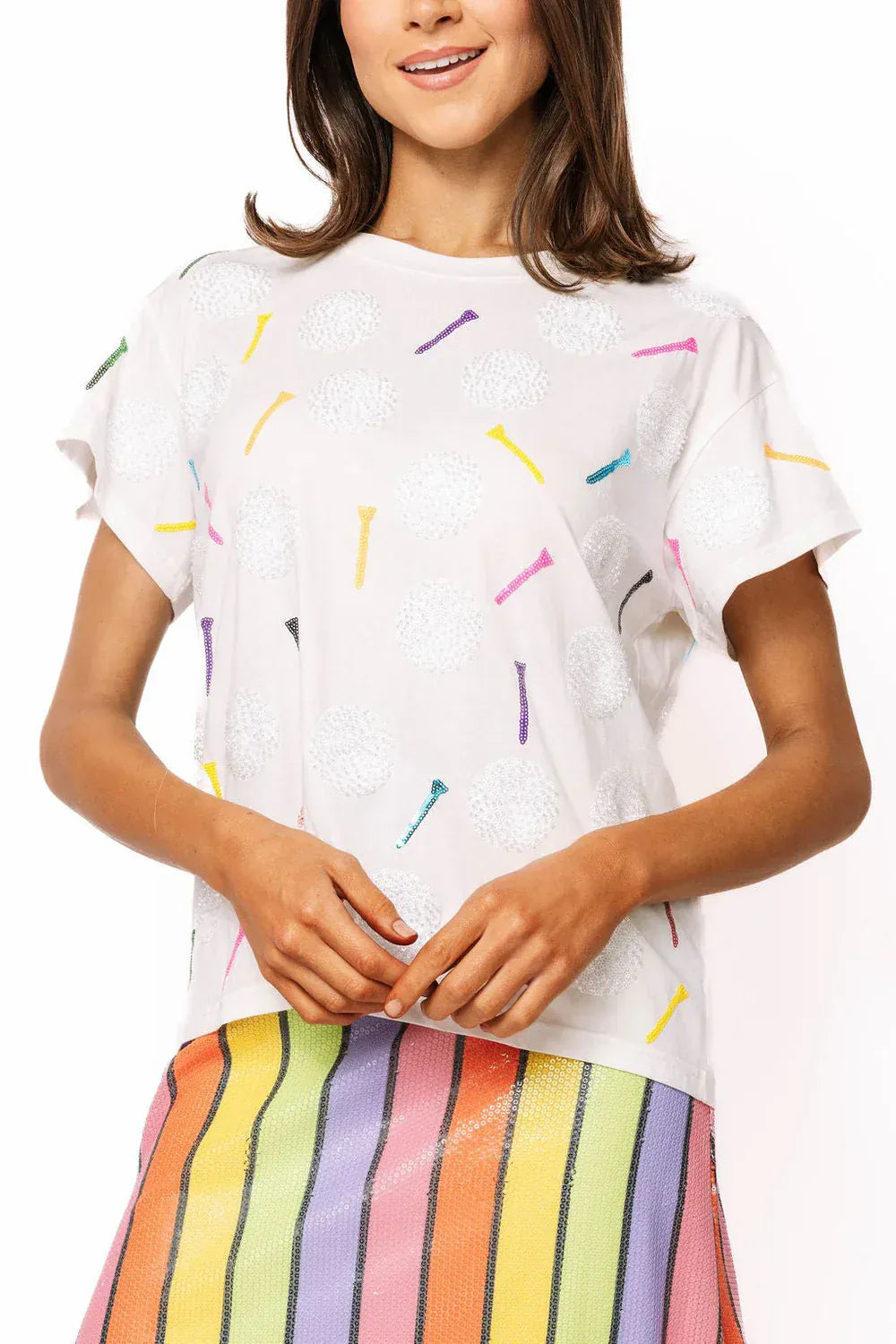 Teal Poppy Tee Golf Ball & Multi Golf Tee