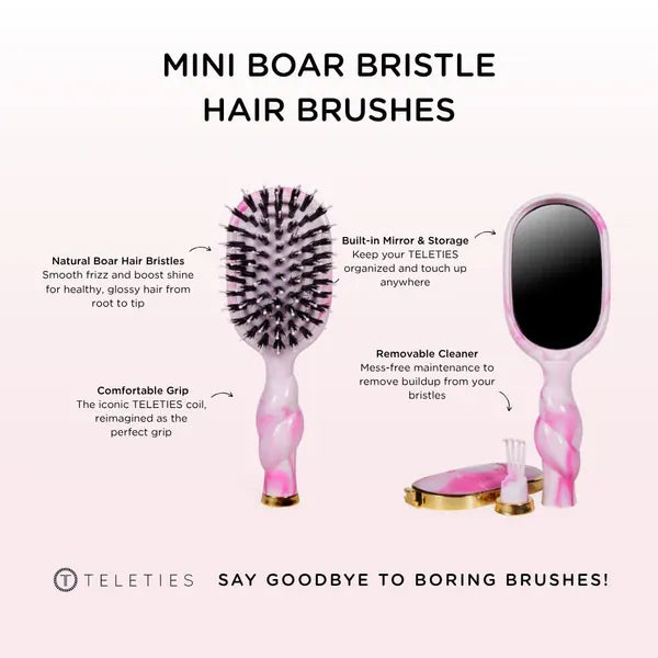 Teleties Hair Brush Mini Hair Brush