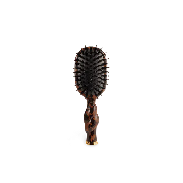 Teleties Hair Brush Tortoise / Boar Bristle Mini Hair Brush