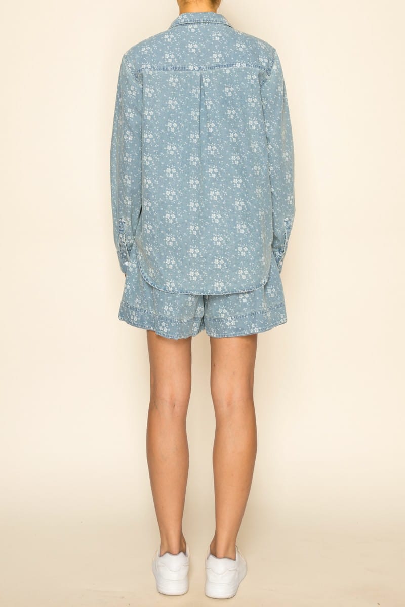 The Greii Set Haley Button Down Floral Set