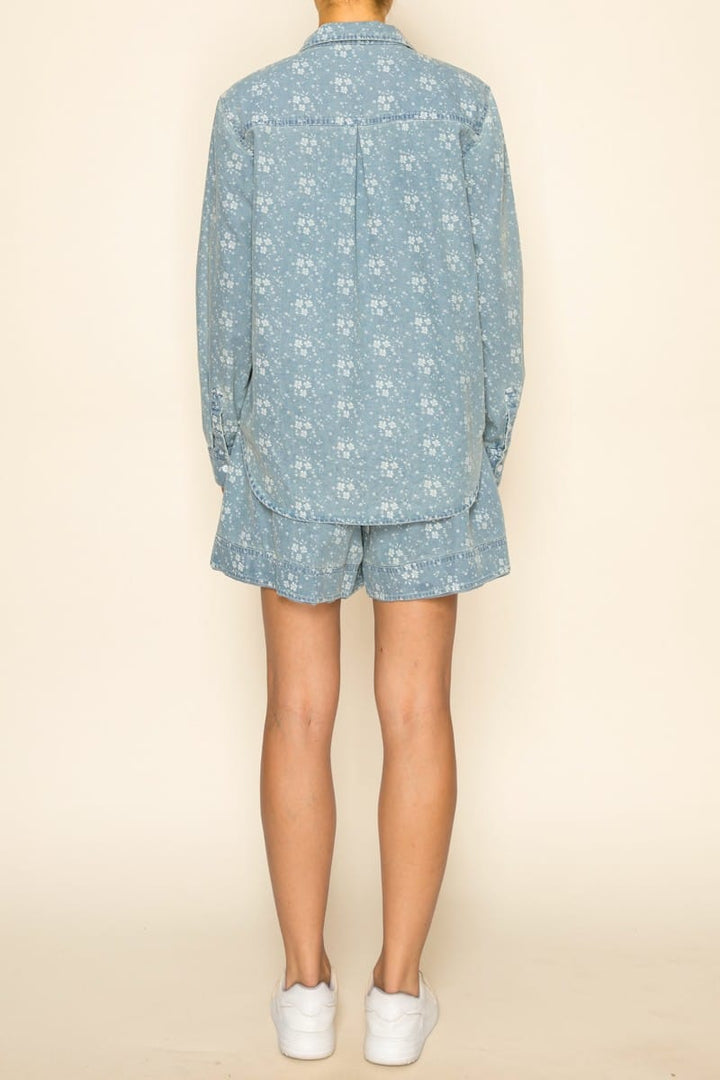 The Greii Set Haley Button Down Floral Set
