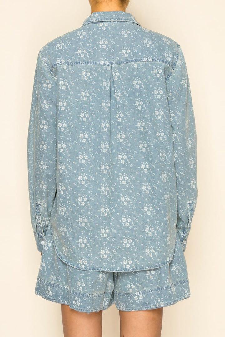 The Greii Set Haley Button Down Floral Set