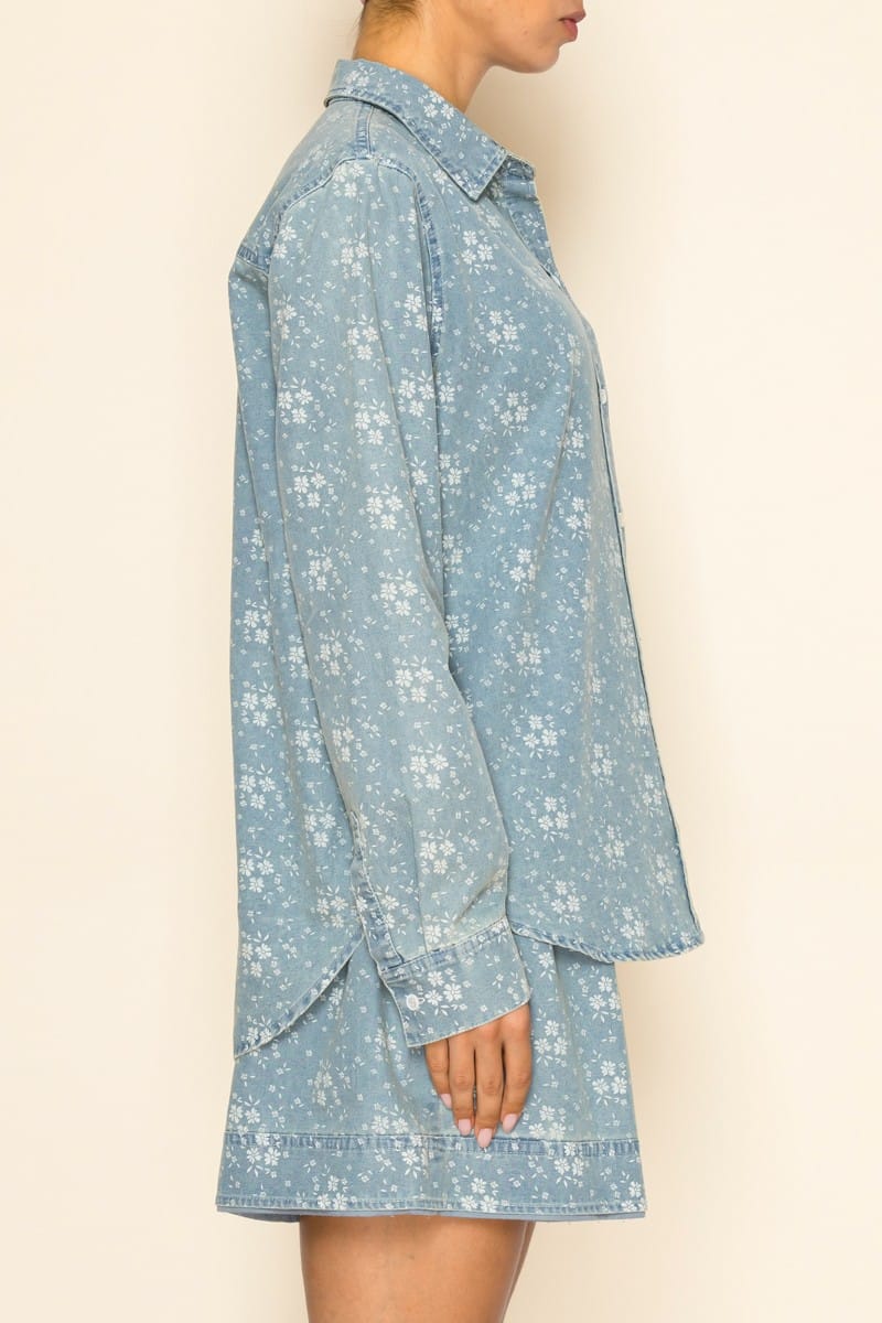 The Greii Set Haley Button Down Floral Set