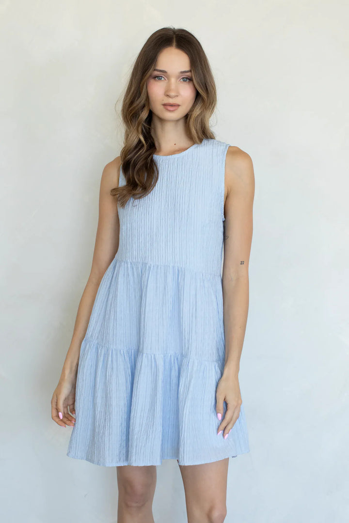 Things Between Mini Dress Light Blue / S Ella Mini Dress