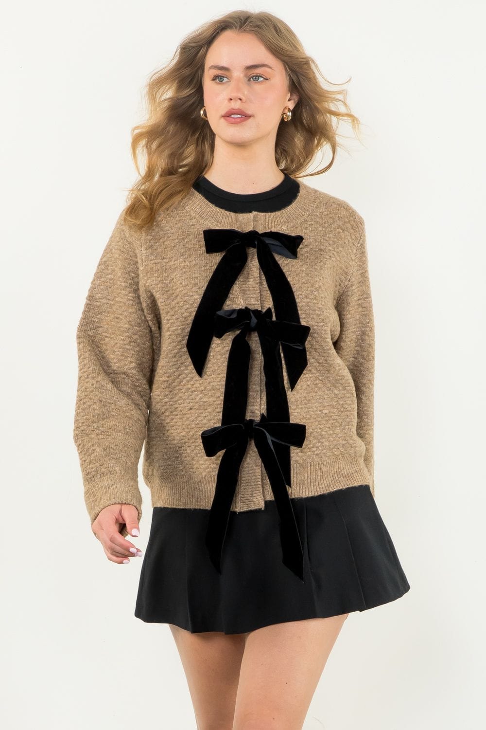 THML Cardigan Kinley Bow Knit Cardi