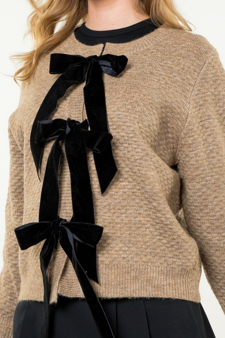 THML Cardigan Kinley Bow Knit Cardi