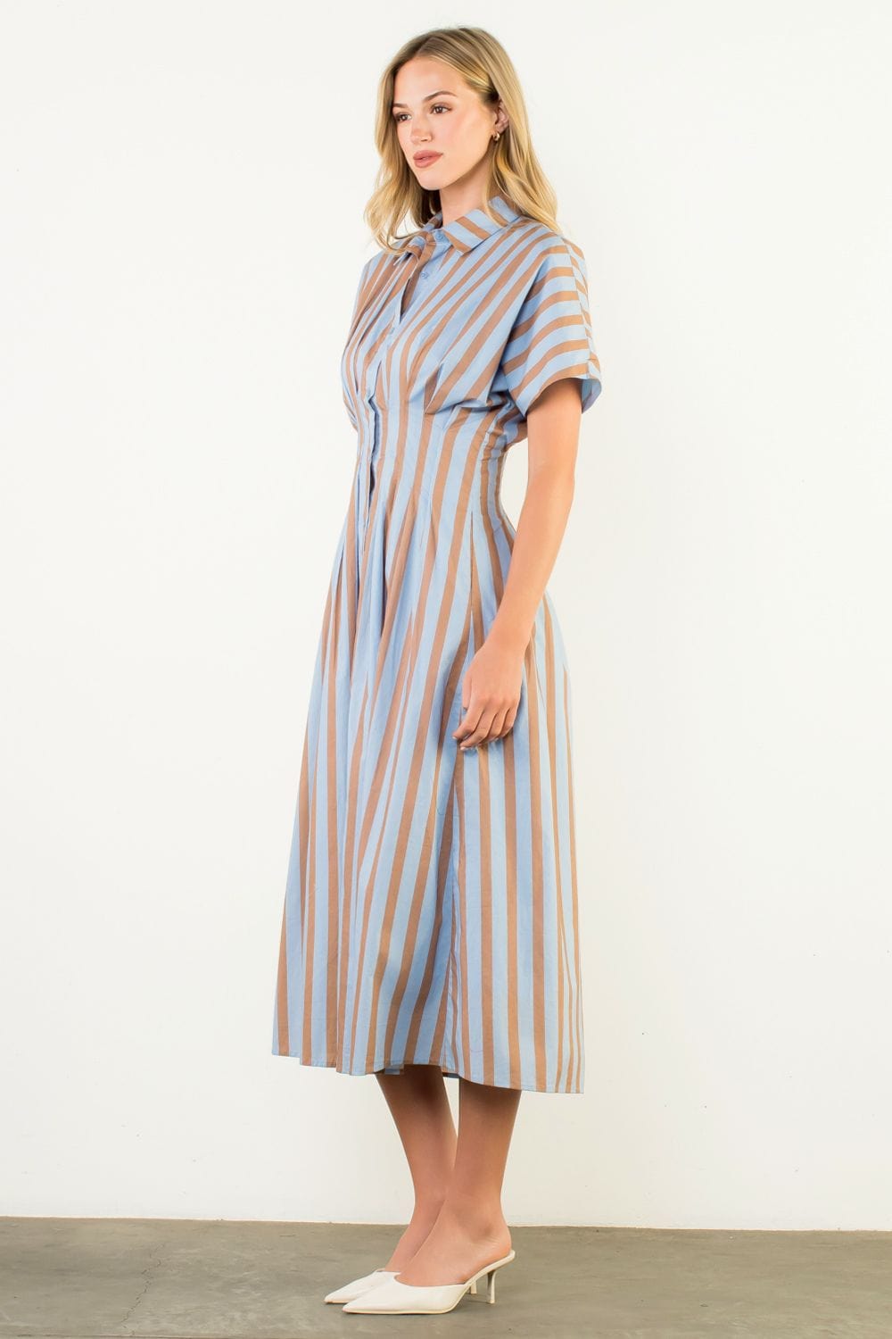 THML Dress Alivia Striped Dress