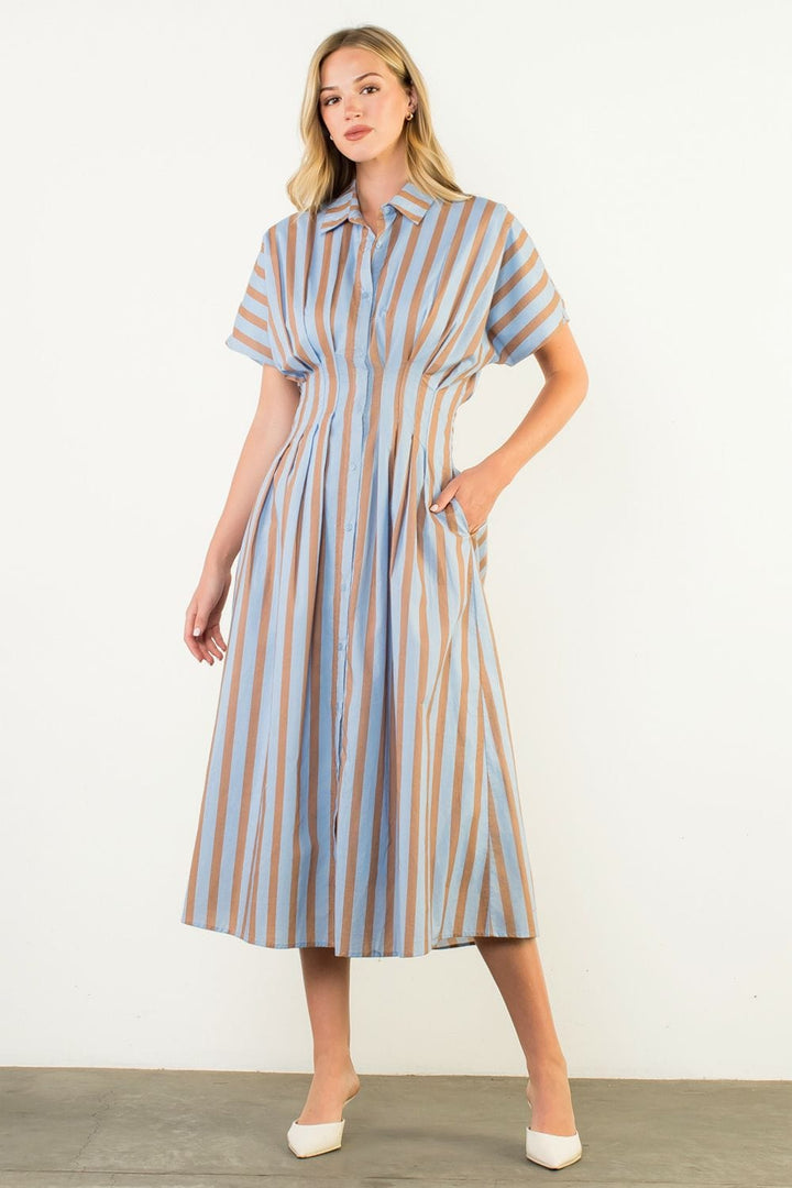 THML Dress Alivia Striped Dress