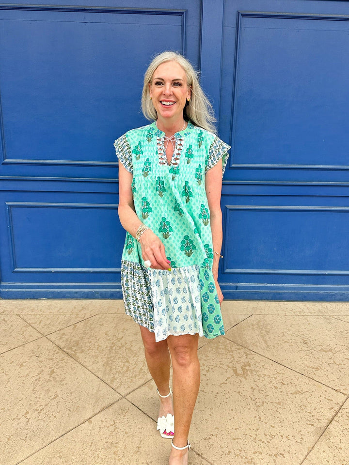 THML Dress Angela Multi Print Dress