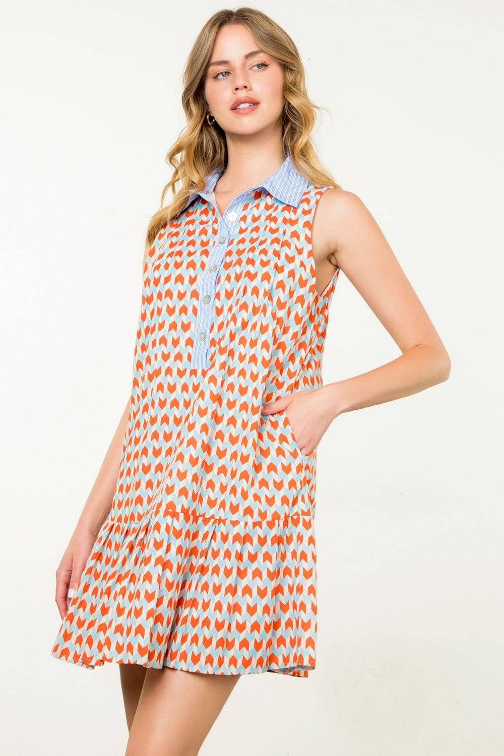 THML Dress Annie Print Dress