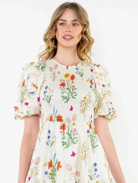 THML Dress Bonnie Floral Dress