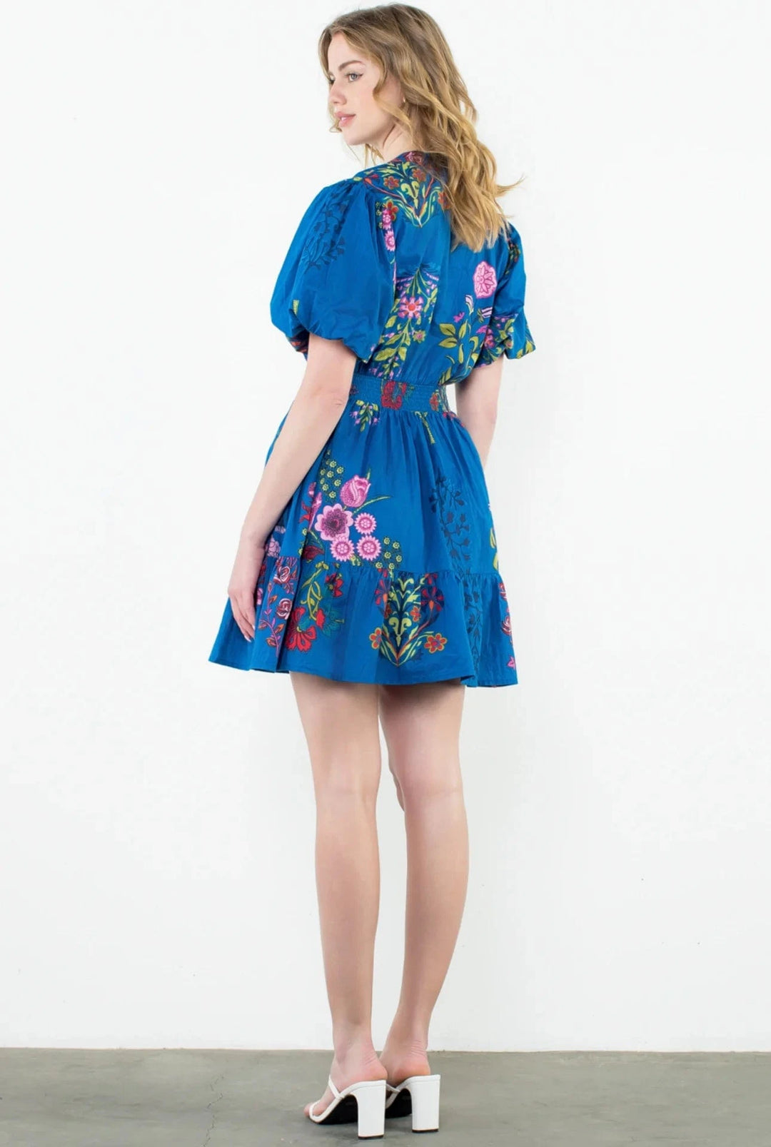 THML Dress Clara Puff Sleeve Dress