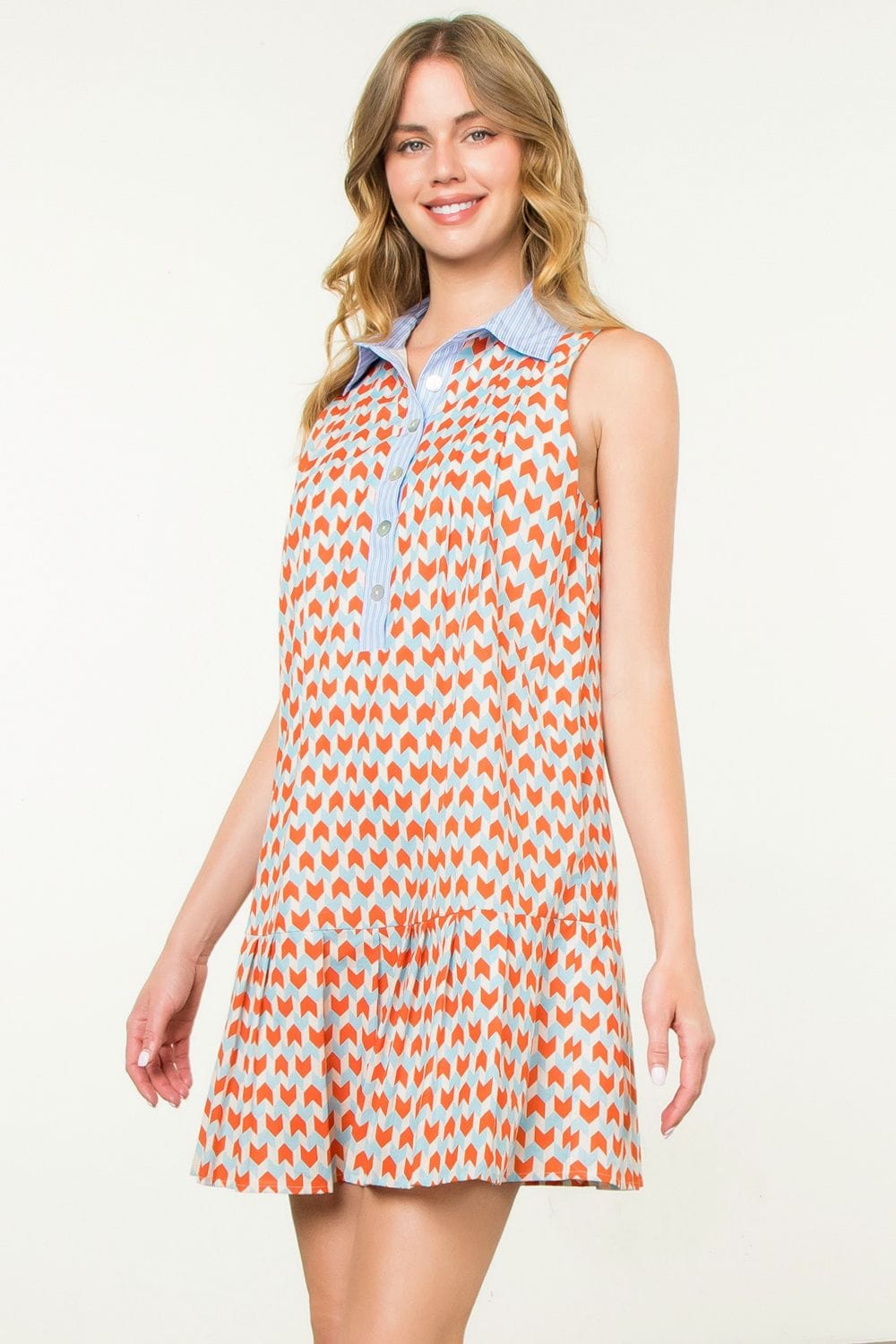 THML Dress Cream / XS Annie Print Dress