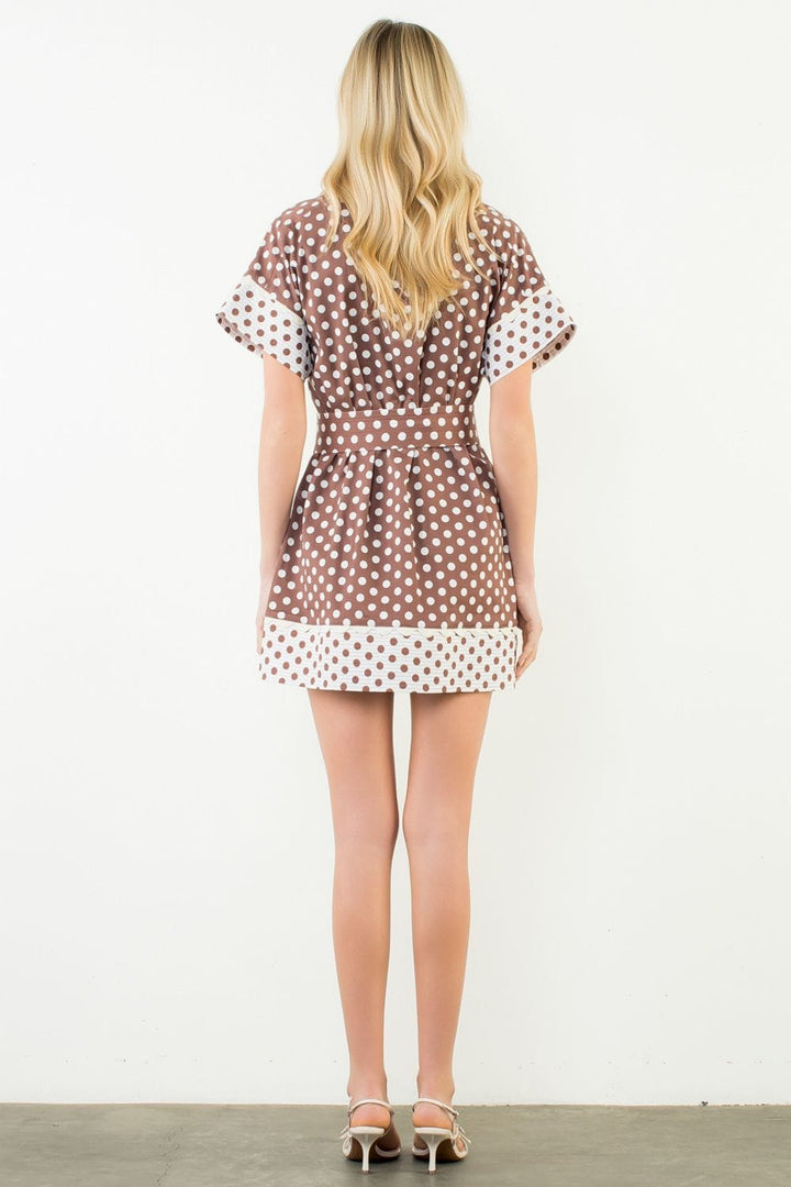 THML Dress Isabel Polka Dot Dress