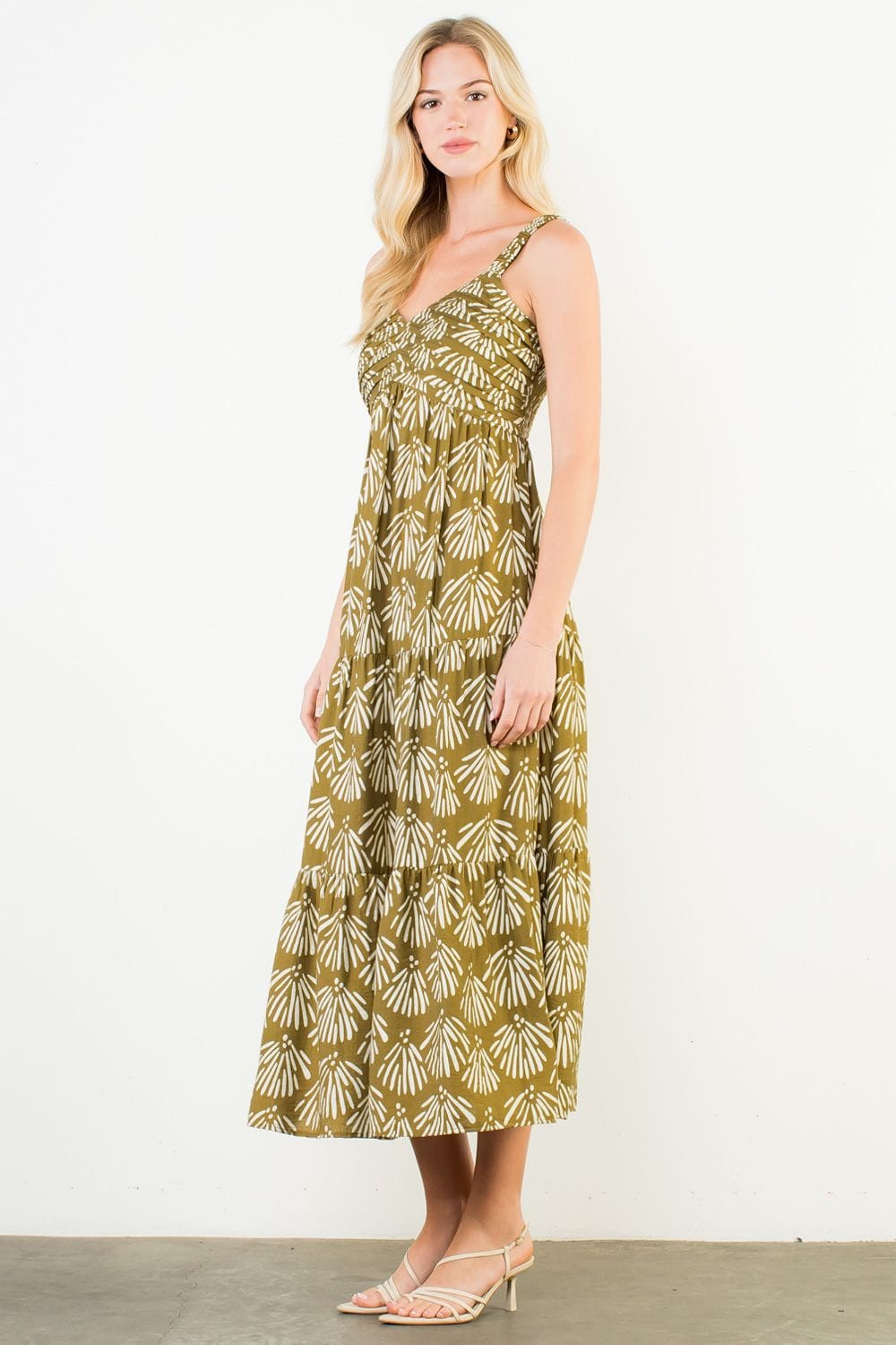 THML Dress Jaden Tiered Maxi Dress