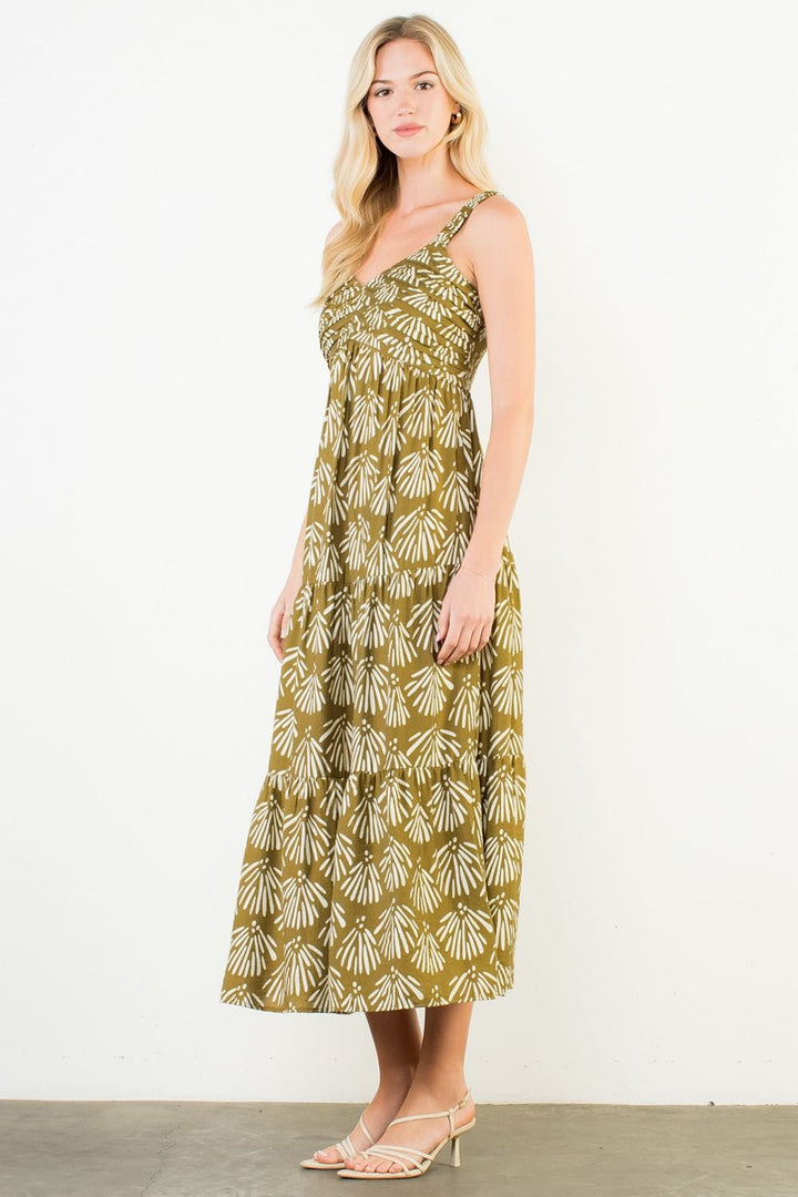 THML Dress Jaden Tiered Maxi Dress