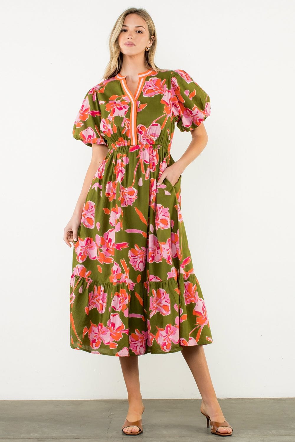 THML Dress Jayla Floral Dress