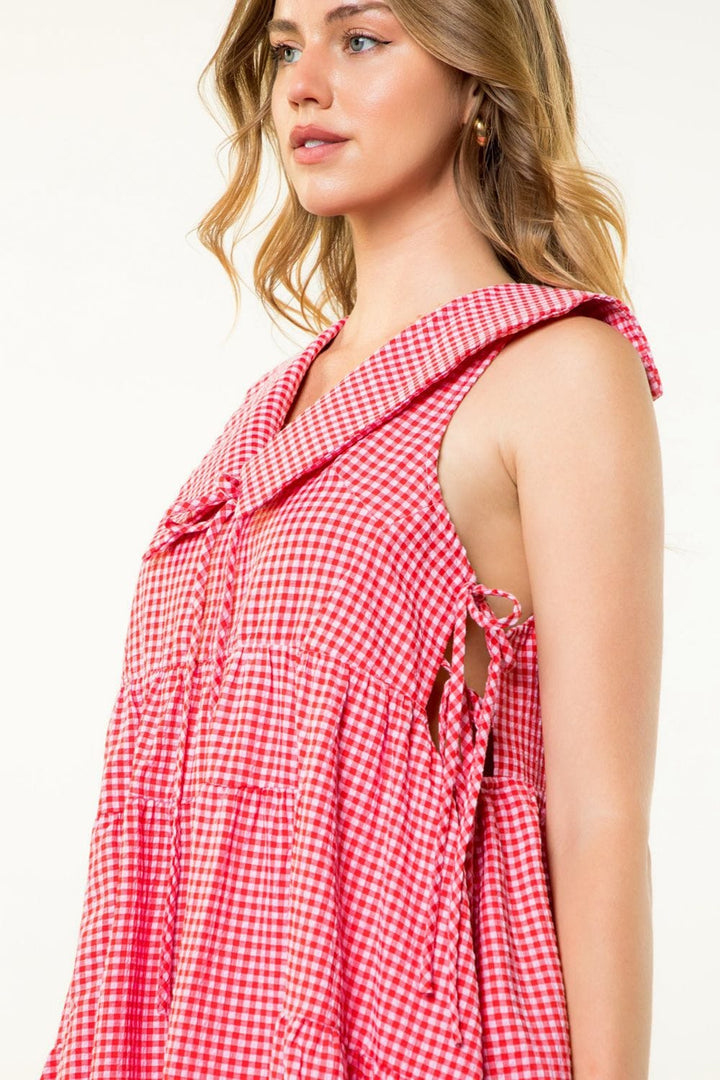 THML Dress Kaylani Gingham Dress