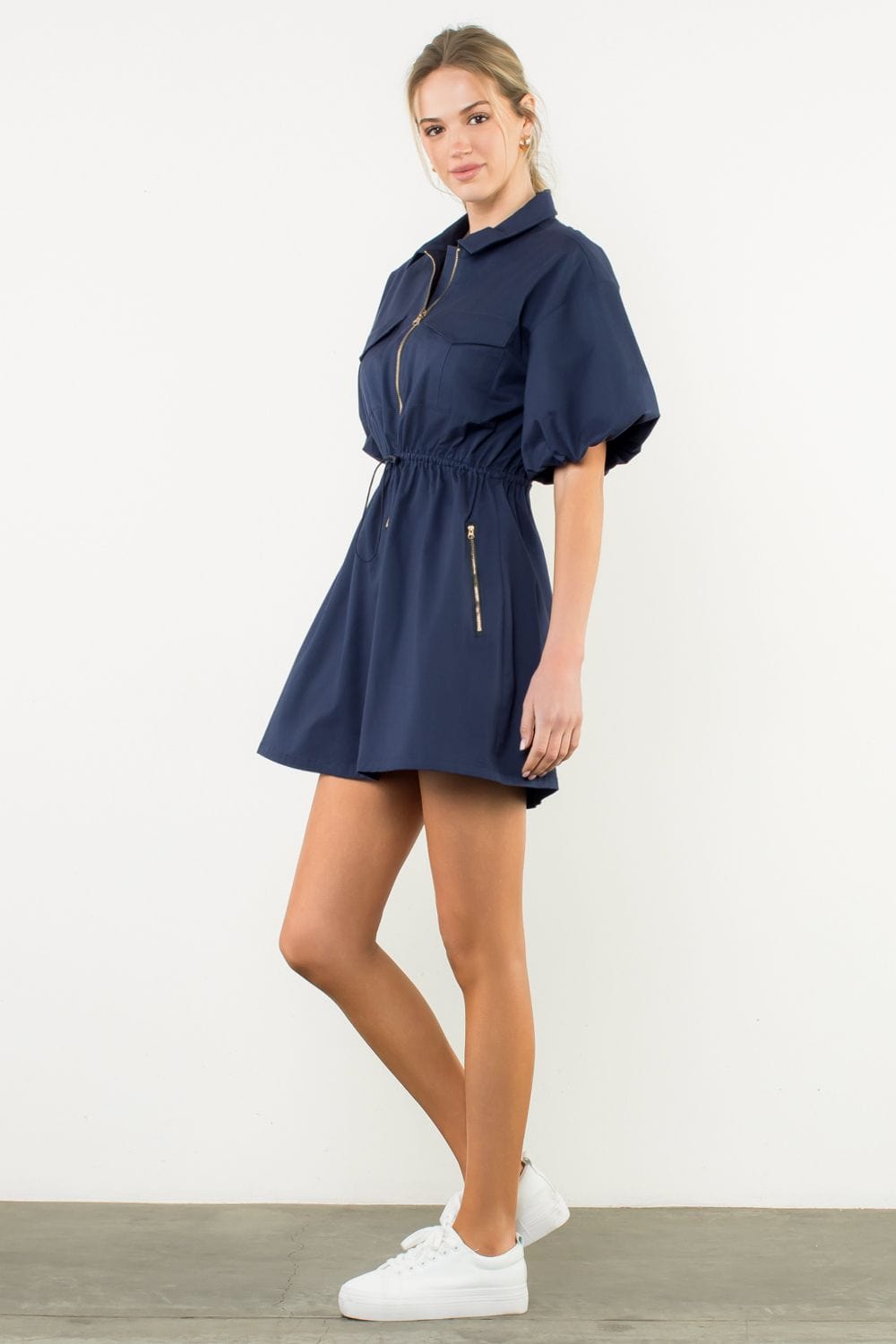 THML Dress Millie Half Zip Dress