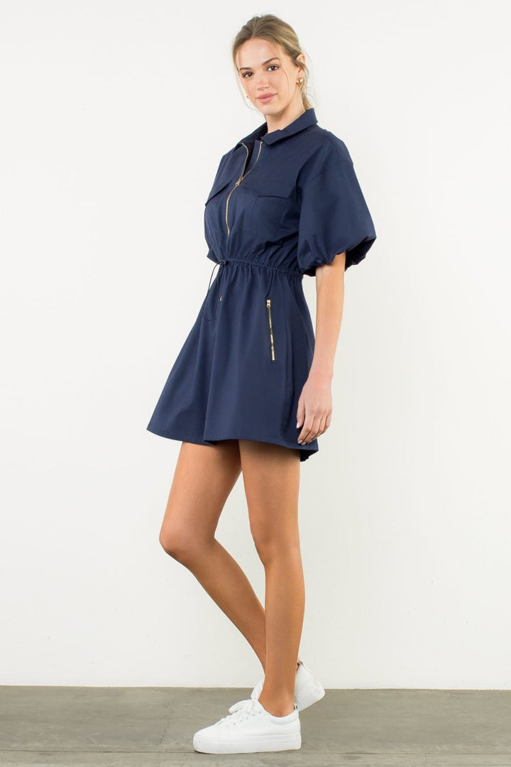 THML Dress Millie Half Zip Dress
