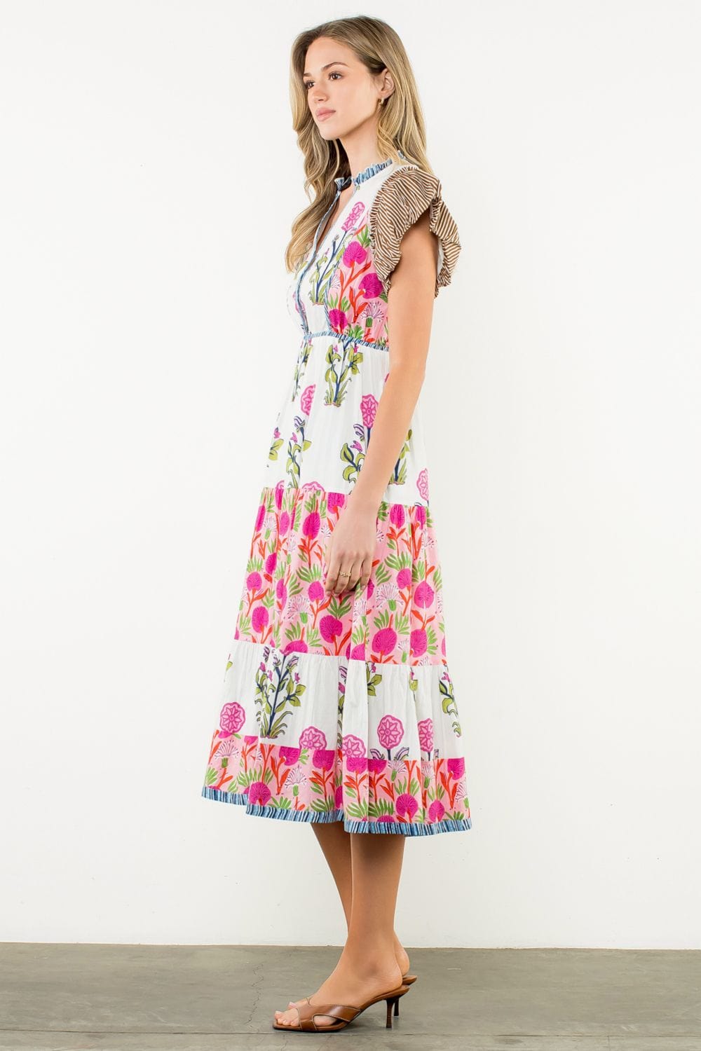 THML Dress Natalia Floral Maxi Dress