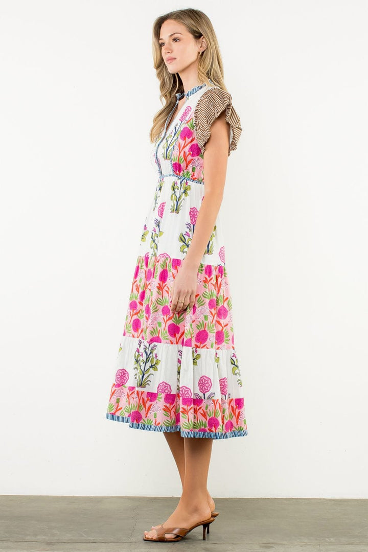 THML Dress Natalia Floral Maxi Dress