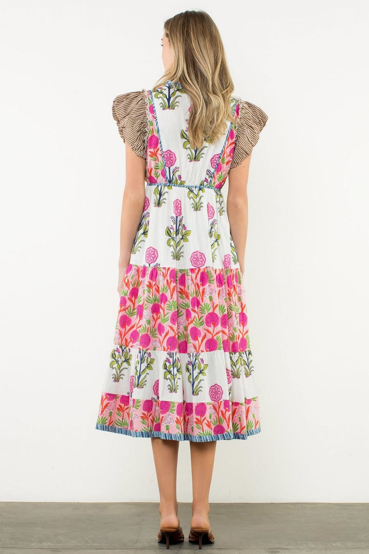 THML Dress Natalia Floral Maxi Dress