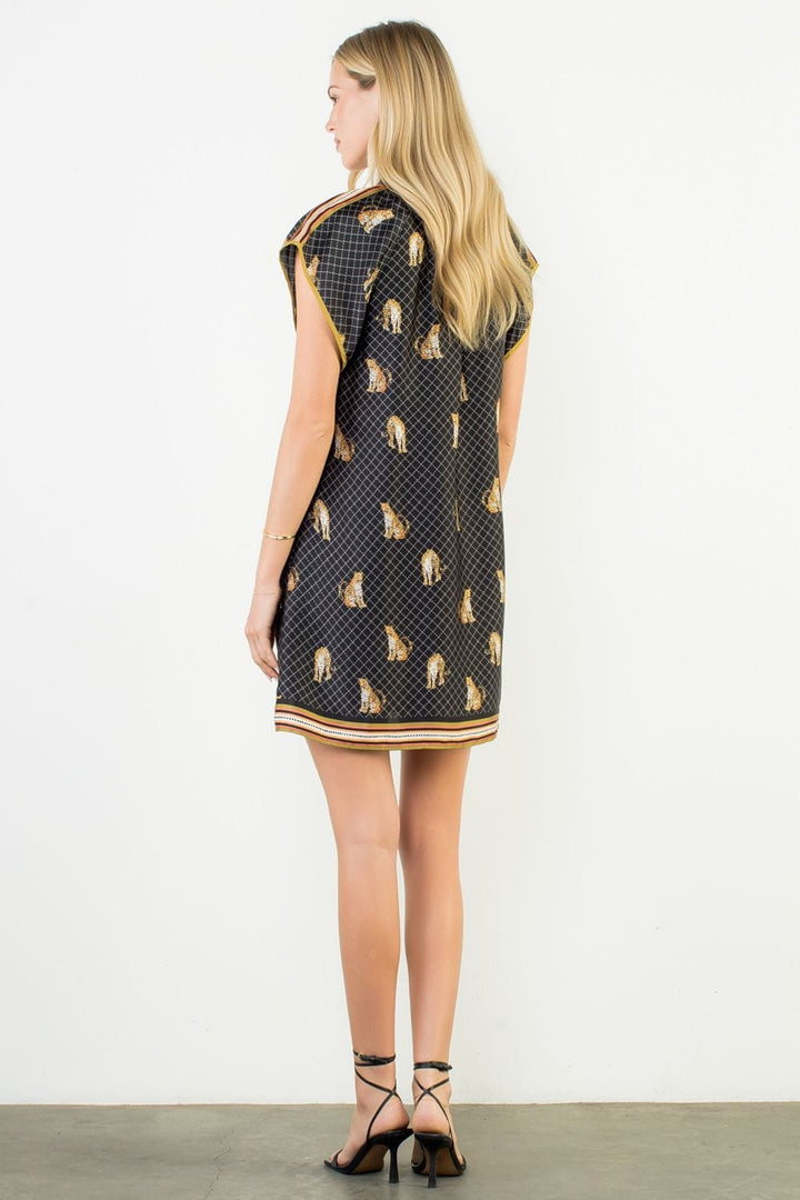 THML Dress Natalia Leopard Dress