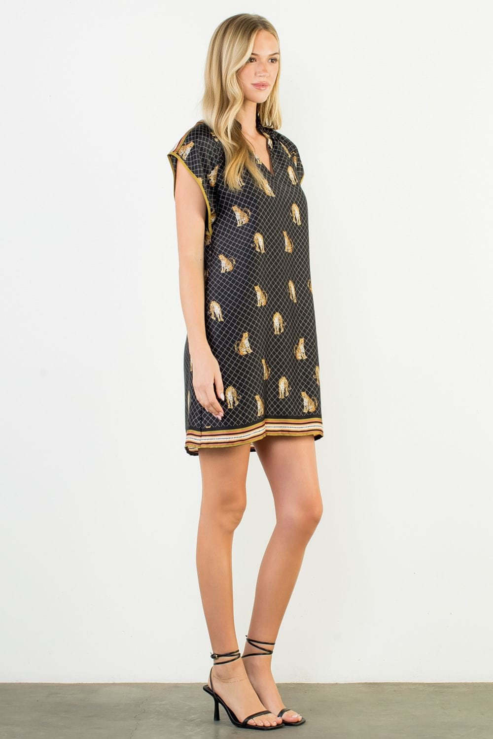 THML Dress Natalia Leopard Dress
