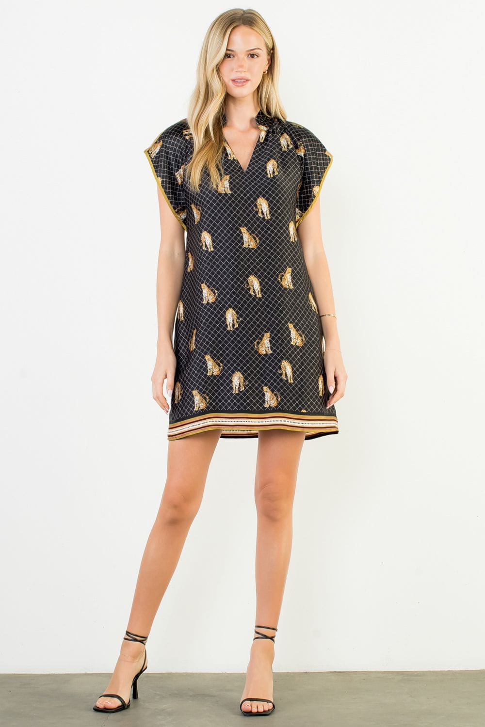 THML Dress Natalia Leopard Dress