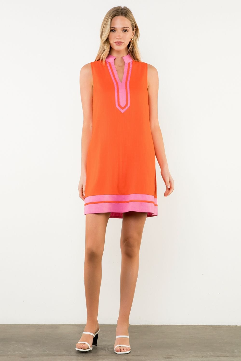 THML Dress Orange / XS Julia Sleeveless Dress