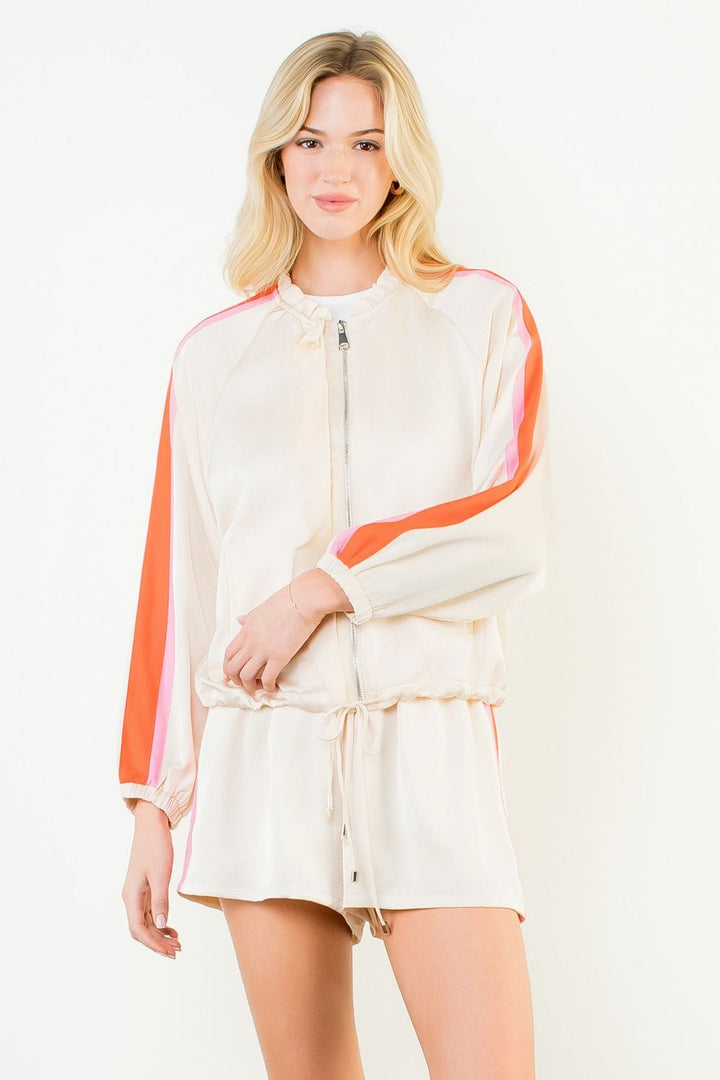 THML Jacket Cream / XS Emilia Track Suit Jacket