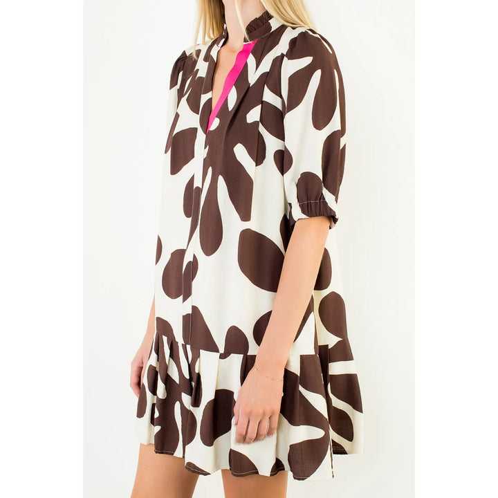 THML Mini Dress Remi Geometric Mini Dress