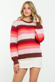 THML Sweater Burgundy / XS Morgan Knit Sweater