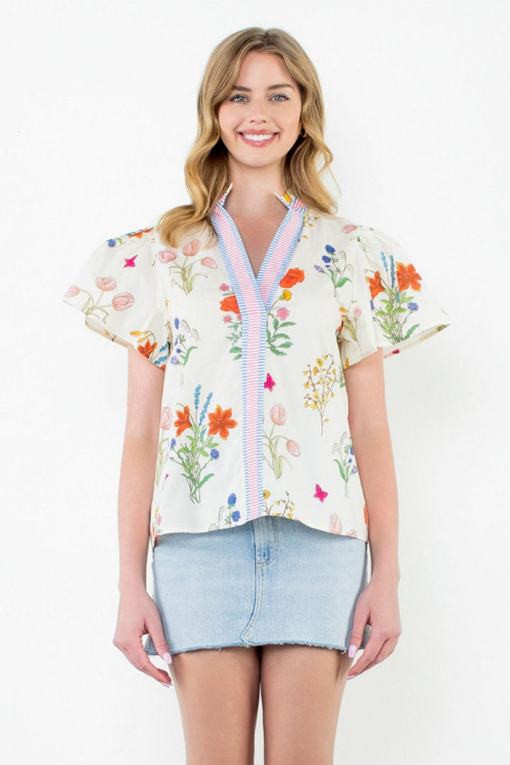 THML Top Ariana Floral Top