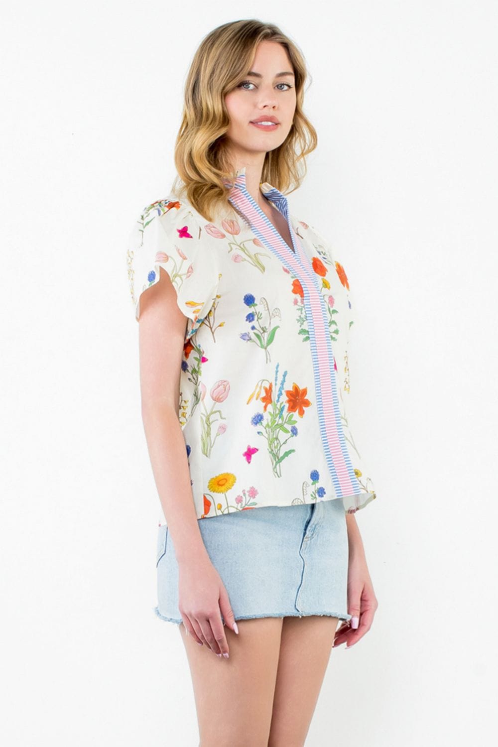 THML Top Ariana Floral Top