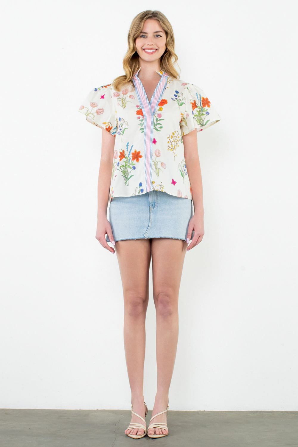 THML Top Ariana Floral Top