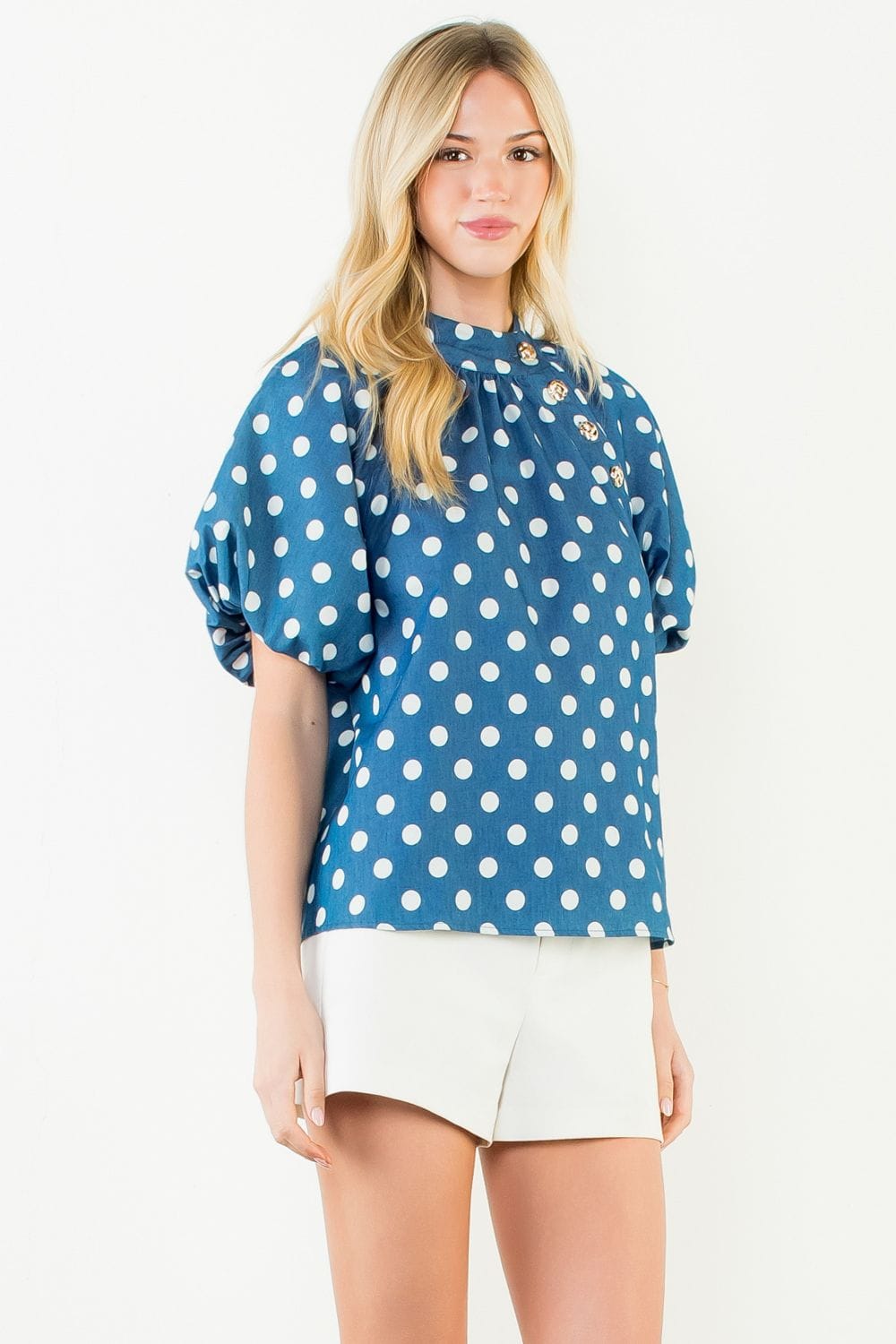 THML Top Aubrey Polka Dot Top