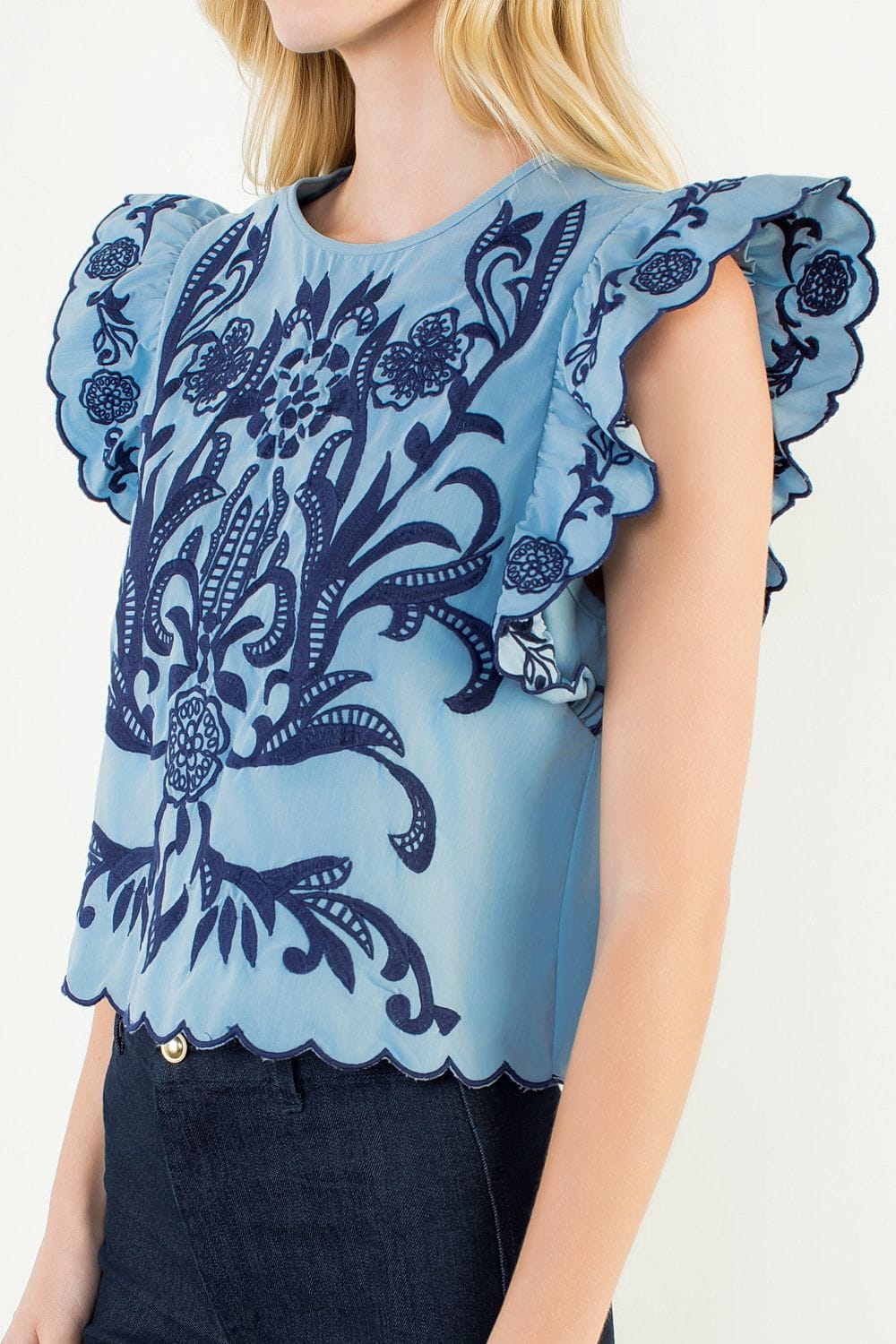 THML Top Bella Embroidery Top