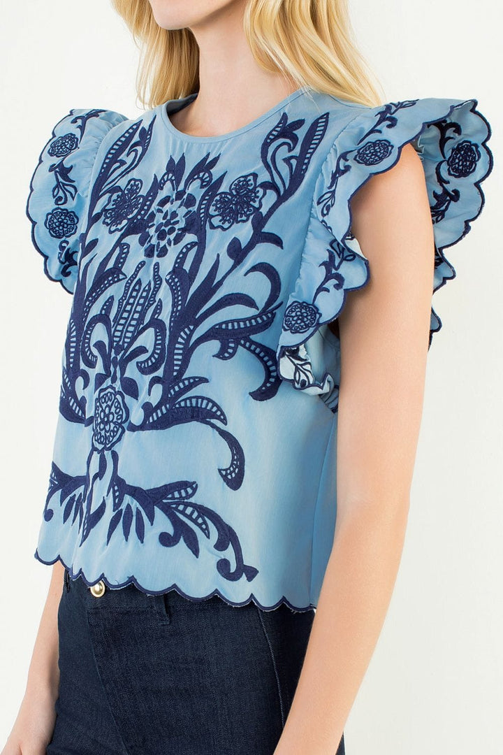 THML Top Bella Embroidery Top